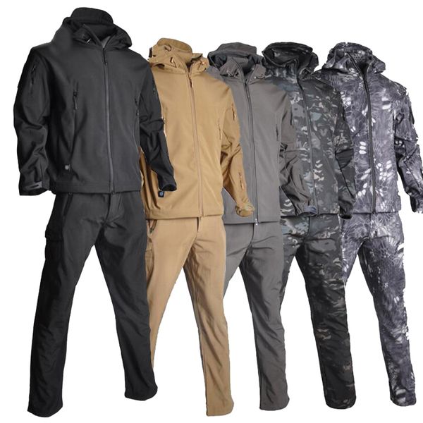 tad sharkskin softshell jacket men outdoor jacket and pants hunting waterproof camouflage clothes camping hiking coat, Blue;black
tad sharkskin softshell jacket men outdoor jacket and pants hunting waterproof camouflage clothes camping hiking coat, Blue;black