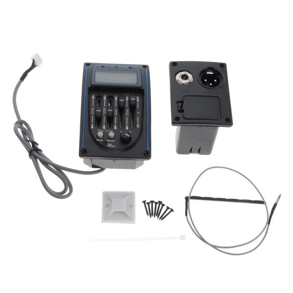 1pc acoustic guitar pickup pre-amp equalizer eq lc4 4 band piezo pickup kit
1pc acoustic guitar pickup pre-amp equalizer eq lc4 4 band piezo pickup kit
