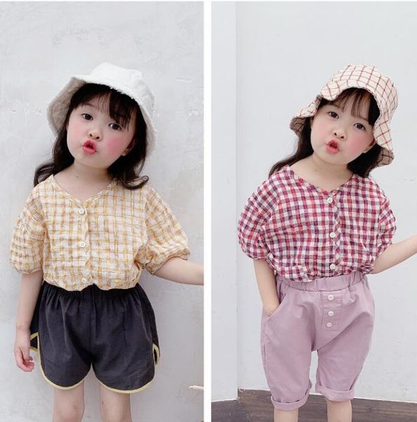 2020 selling baby girls plaid shirt summer kids girls blouse girl clothes 1-6 years, White;black
2020 selling baby girls plaid shirt summer kids girls blouse girl clothes 1-6 years, White;black