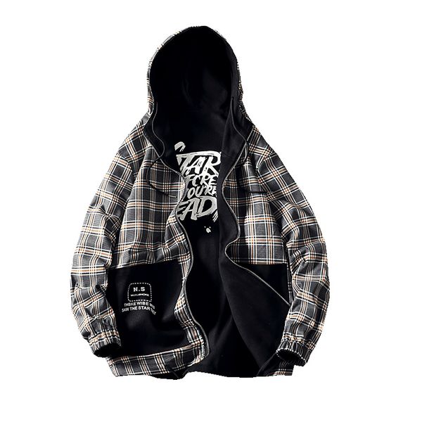 men's jackets fall / winter 2021 fashion two-sided wear large pocket work jacket check handsome, Black;brown
men's jackets fall / winter 2021 fashion two-sided wear large pocket work jacket check handsome, Black;brown