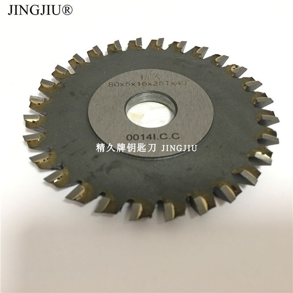milling cutter 28 teeth iron 80x5x16mm blade for jingji mini p1 p2 flat key cut machine
milling cutter 28 teeth iron 80x5x16mm blade for jingji mini p1 p2 flat key cut machine