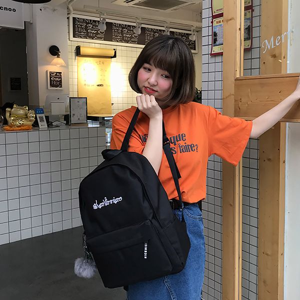 preppy ladies letter printed student bag shoulder solid bookbags school travel backpack bag rucksack bagpack bookbag#40
preppy ladies letter printed student bag shoulder solid bookbags school travel backpack bag rucksack bagpack bookbag#40