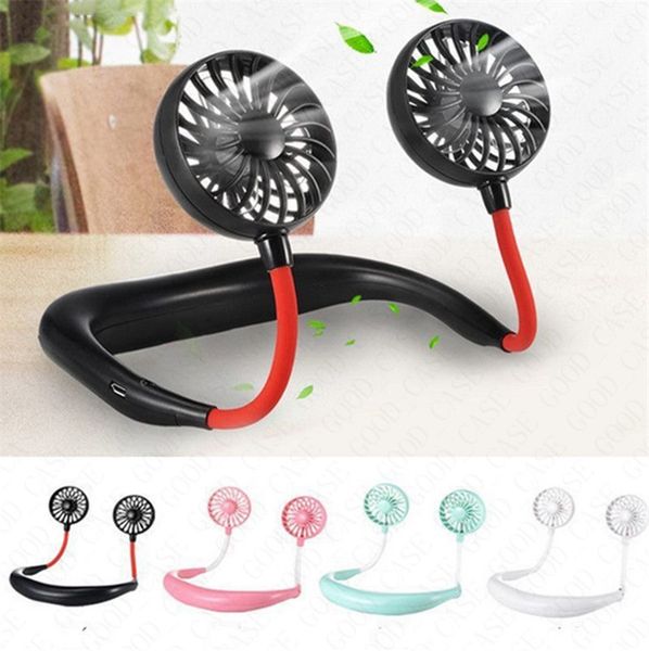 summer sports traval fan 360 degree rotating neckband lazy neck hands hanging neck fan usb rechargeable hanging dual cooling dhl d61702, Blue
summer sports traval fan 360 degree rotating neckband lazy neck hands hanging neck fan usb rechargeable hanging dual cooling dhl d61702, Blue