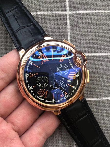 new rose gold cr luxury watches brand men's watch leather band fashion date multifunction movement watch for mens quartz wristwatch, Slivery;brown
new rose gold cr luxury watches brand men's watch leather band fashion date multifunction movement watch for mens quartz wristwatch, Slivery;brown