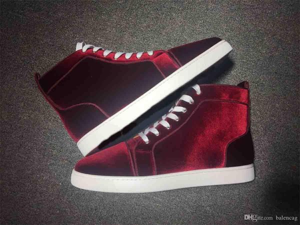 sneakers velvets leather sneakers for men,women high red bottoms sneaker shoes flat without spiked couple casual trainers, Black
sneakers velvets leather sneakers for men,women high red bottoms sneaker shoes flat without spiked couple casual trainers, Black