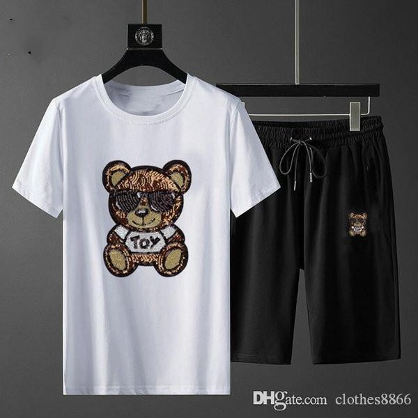 2020 mens tracksuit fashion designer t-shirt +pants 2 piece sets brand medusa summer short sport suit luxury tracksuit, Gray
2020 mens tracksuit fashion designer t-shirt +pants 2 piece sets brand medusa summer short sport suit luxury tracksuit, Gray