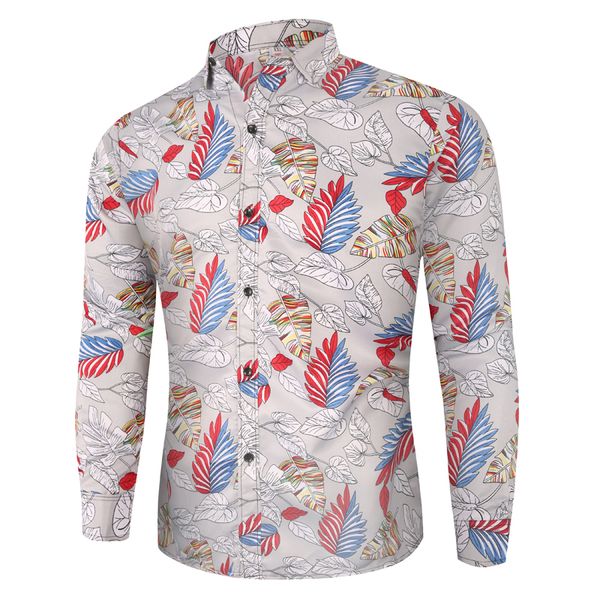 2020 autumn spring men slim floral print long sleeve shirts fashion brand party holiday casual dress flower shirt plus size 3xl, White;black
2020 autumn spring men slim floral print long sleeve shirts fashion brand party holiday casual dress flower shirt plus size 3xl, White;black