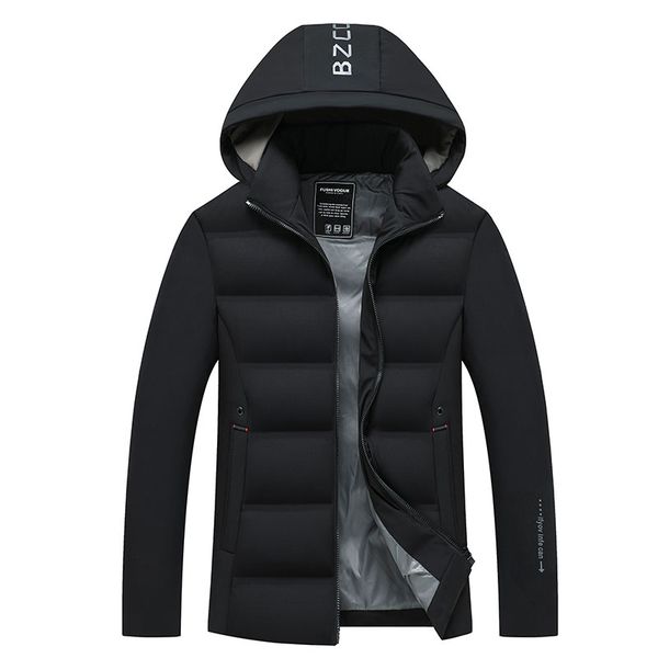men's winter thick fleece down jacket new 2018 hooded coats casual thick down parka male slim casual cotton-padded coats -4xl, Black
men's winter thick fleece down jacket new 2018 hooded coats casual thick down parka male slim casual cotton-padded coats -4xl, Black