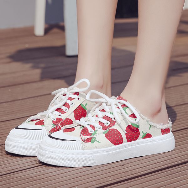 nice summer women strawberry slippers flat heels sweet fruit shoes woman cute girls sneakers style soft wild flip flops, Black
nice summer women strawberry slippers flat heels sweet fruit shoes woman cute girls sneakers style soft wild flip flops, Black