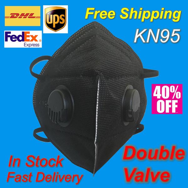 Double Breathe Valves Disposable Face Mask DHL UPS Fast Free Shipping 5-6 ply Face Mask 4 Colors
Double Breathe Valves Disposable Face Mask DHL UPS Fast Free Shipping 5-6 ply Face Mask 4 Colors