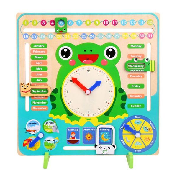 kids baby montessori cognitive clock time learning teaching supplies wooden calendar early educational toys for children gift
kids baby montessori cognitive clock time learning teaching supplies wooden calendar early educational toys for children gift
