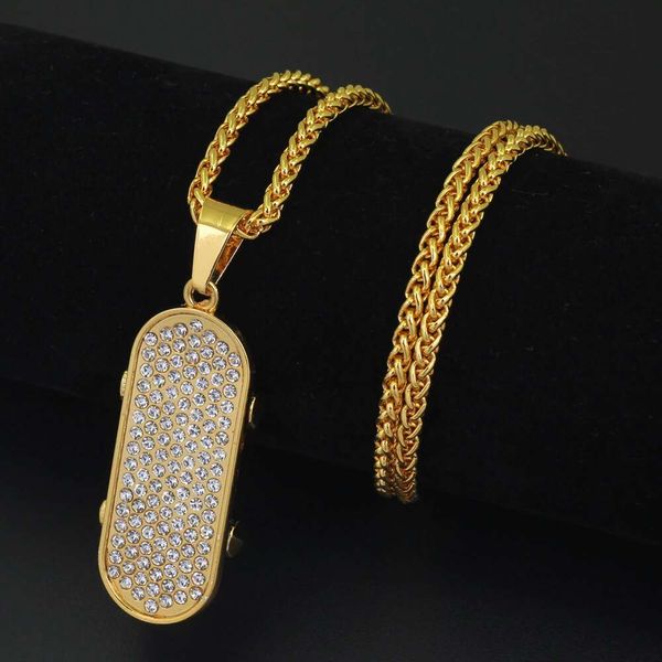 hip hop skateboard diamonds pendant necklaces for men western rapper luxury necklace alloy rhinestones cuban chains jewelry ing, Silver
hip hop skateboard diamonds pendant necklaces for men western rapper luxury necklace alloy rhinestones cuban chains jewelry ing, Silver
