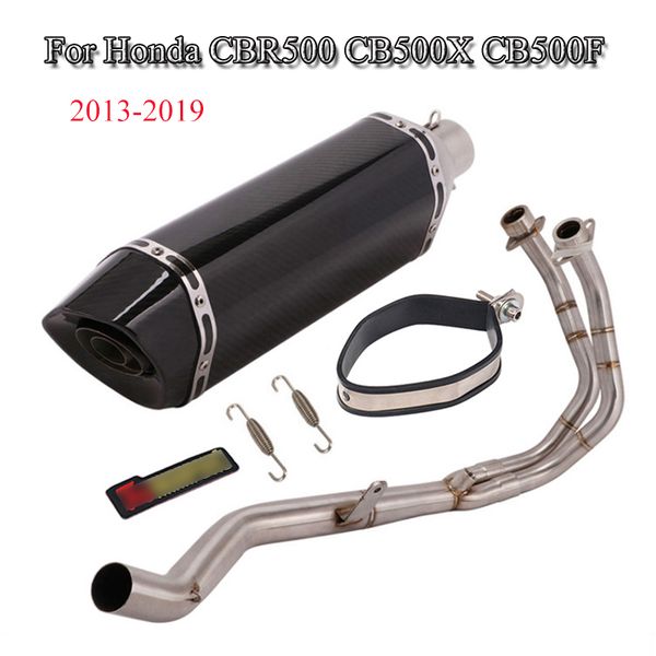 motorcycle complete exhaust pipe for 2013-2019 cbr500 cb500x cb500f front link pipe muffler tips modified exhaust system
motorcycle complete exhaust pipe for 2013-2019 cbr500 cb500x cb500f front link pipe muffler tips modified exhaust system