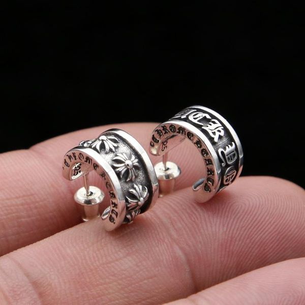 personalized 925 sterling silver vintage american european jewelry hand-made antique silver crosses gothic punkstud earrings for women& men, Golden;silver
personalized 925 sterling silver vintage american european jewelry hand-made antique silver crosses gothic punkstud earrings for women& men, Golden;silver