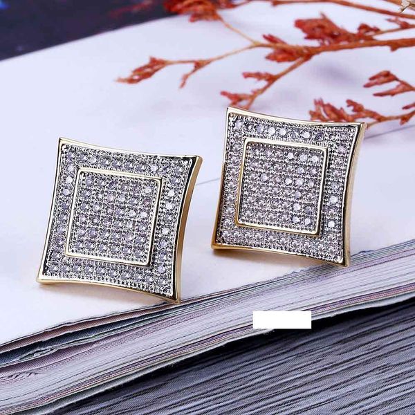 hip hop square earring gold n silver color plated micro pave cubic zircon stones lab d stud earrings with screw back, gift, Golden;silver
hip hop square earring gold n silver color plated micro pave cubic zircon stones lab d stud earrings with screw back, gift, Golden;silver
