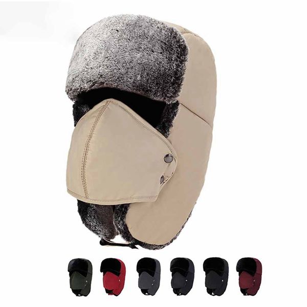 outdoor bomber hats with earflap thick fluffy thermal windproof hiking riding ski cap berber fleece winter hat, Black;white 
outdoor bomber hats with earflap thick fluffy thermal windproof hiking riding ski cap berber fleece winter hat, Black;white