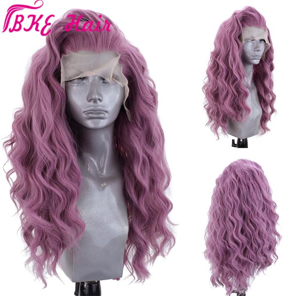 realistic looking long loose wave lavender purple color lace frontal wig heat resistant fiber synthetic lace front wigs for women, Black
realistic looking long loose wave lavender purple color lace frontal wig heat resistant fiber synthetic lace front wigs for women, Black