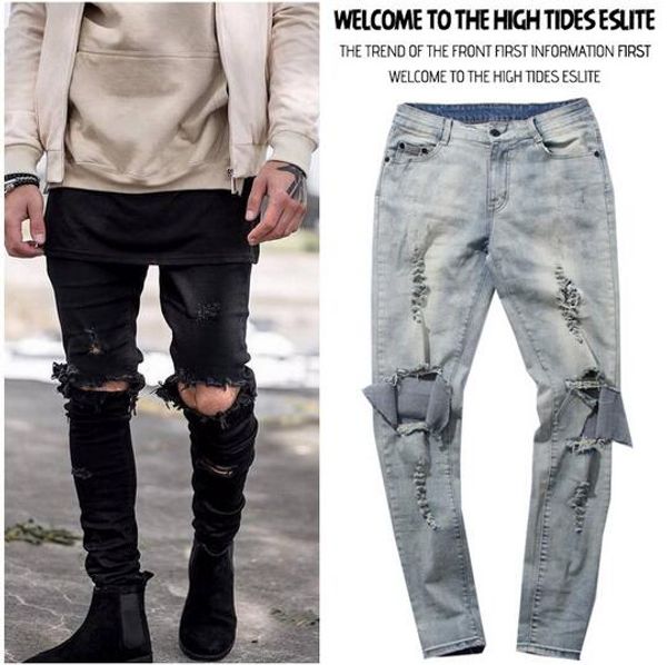 skinny distressed slim ripped jeans for men male famous brand designer biker hip hop black denim hole jeans pants kanye west, Blue
skinny distressed slim ripped jeans for men male famous brand designer biker hip hop black denim hole jeans pants kanye west, Blue