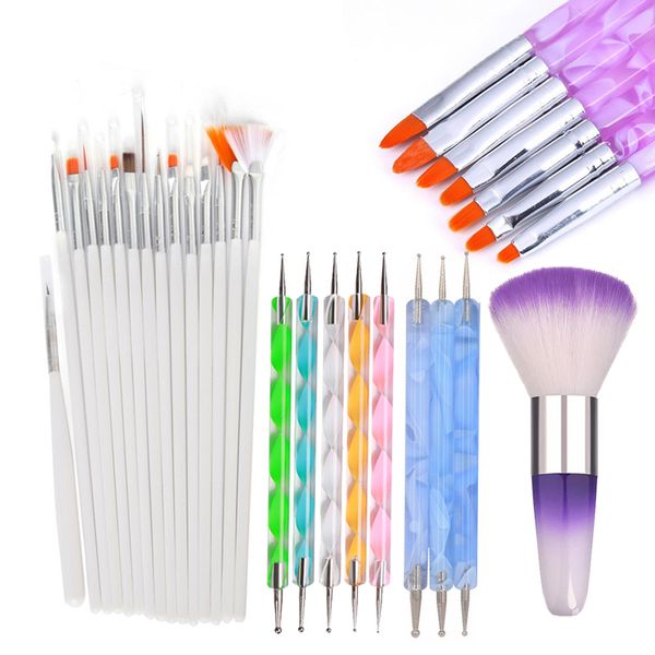 wgafon acrylic nail art brush kit uv gel polish painting drawing brushes pen nail dotting manicure clean brush tools, Yellow
wgafon acrylic nail art brush kit uv gel polish painting drawing brushes pen nail dotting manicure clean brush tools, Yellow