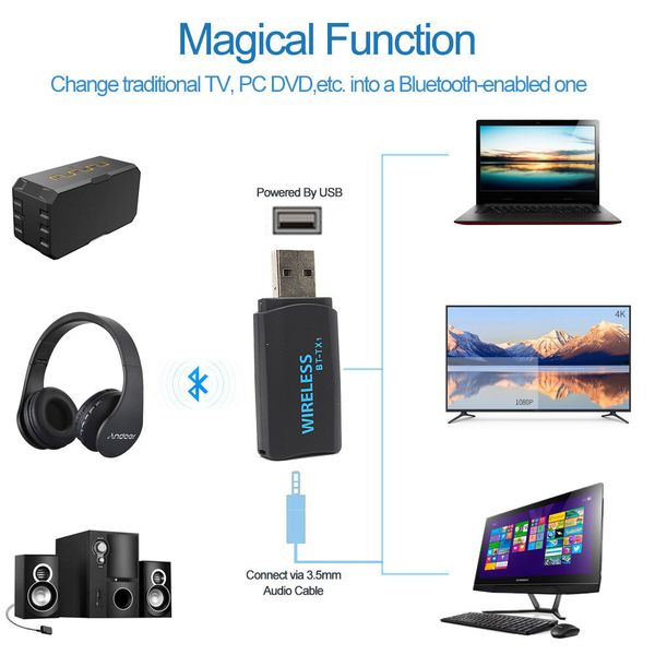 wireless bluetooth audio stereo transmitter receiver hifi music music home car adapter 3.5mm aux usb adapter rca 2 in 1 #727
wireless bluetooth audio stereo transmitter receiver hifi music music home car adapter 3.5mm aux usb adapter rca 2 in 1 #727