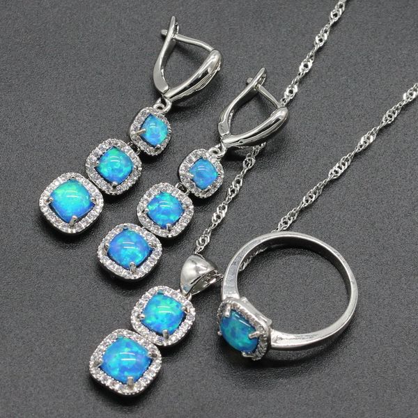 australia opal 925 silver bridal jewelry sets square shape blue white pink colors for women earrings necklace pendant ring, Slivery;golden
australia opal 925 silver bridal jewelry sets square shape blue white pink colors for women earrings necklace pendant ring, Slivery;golden