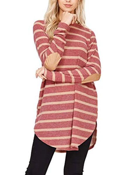 mirol women's spring chevron striped tunic color block long sleeves casual swing t-shirt dress with pockets, Black;gray
mirol women's spring chevron striped tunic color block long sleeves casual swing t-shirt dress with pockets, Black;gray