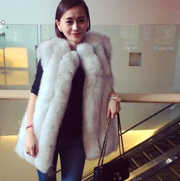 2019 vetement winter women's faux fur coat furry furry vest plus size coat lolita mongolia sheep fur vest patchwok aw221, Black
2019 vetement winter women's faux fur coat furry furry vest plus size coat lolita mongolia sheep fur vest patchwok aw221, Black