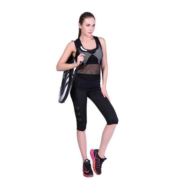 women mesh patchwork high waist elastic pure color slim knee-length bikeshorts leggings female, White;red
women mesh patchwork high waist elastic pure color slim knee-length bikeshorts leggings female, White;red