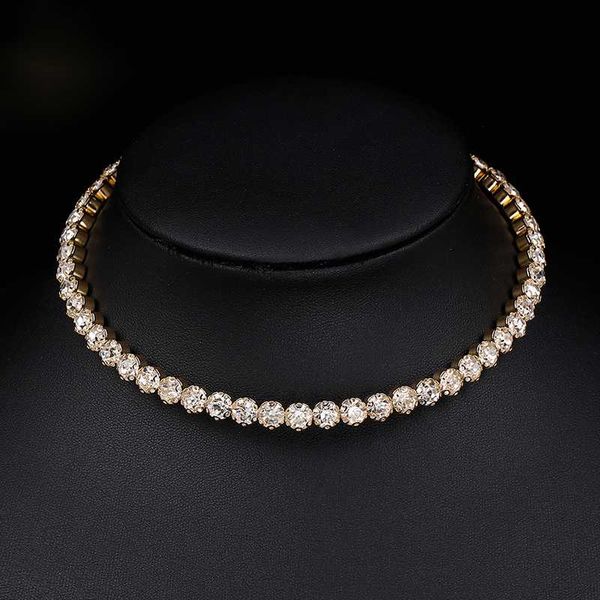 skysuk gold color bridal fashion crystal beads choker necklace for women wedding prom jewelry tennis chain chokers collier femme, Golden;silver
skysuk gold color bridal fashion crystal beads choker necklace for women wedding prom jewelry tennis chain chokers collier femme, Golden;silver
