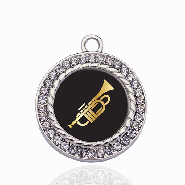 trumpet circle charm trendy charms necklace pendant jewelry accessory making man women retro style jewelry, Bronze;silver
trumpet circle charm trendy charms necklace pendant jewelry accessory making man women retro style jewelry, Bronze;silver