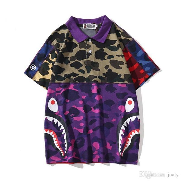 2019 new ape tshirts camouflage t shirt shark printing a bathing panelled aape clothing men's casual short-sleeved with cotton high qua, White
2019 new ape tshirts camouflage t shirt shark printing a bathing panelled aape clothing men's casual short-sleeved with cotton high qua, White