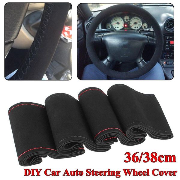 universal 36/38cm diy car auto steering wheel cover suede super fiber leather car-styling interior accessory
universal 36/38cm diy car auto steering wheel cover suede super fiber leather car-styling interior accessory