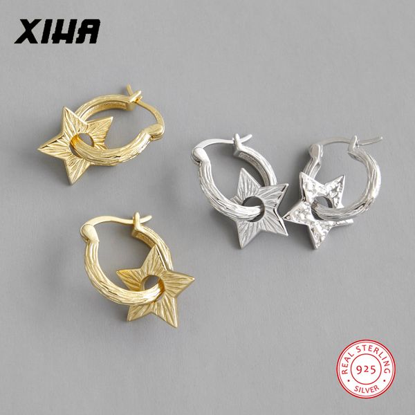 minimalist trendy 925 sterling silver hoop earrings for women girl huggie geometric star round circle earring fashion jewelry, Golden;silver
minimalist trendy 925 sterling silver hoop earrings for women girl huggie geometric star round circle earring fashion jewelry, Golden;silver