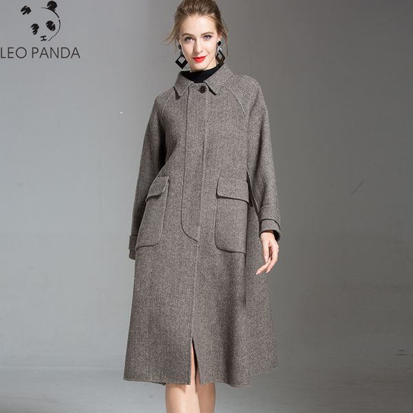 2019 autumn winter new double-sided cashmere coat women's high-grade 100% pure wool coat long section of wool women's clothing, Black
2019 autumn winter new double-sided cashmere coat women's high-grade 100% pure wool coat long section of wool women's clothing, Black