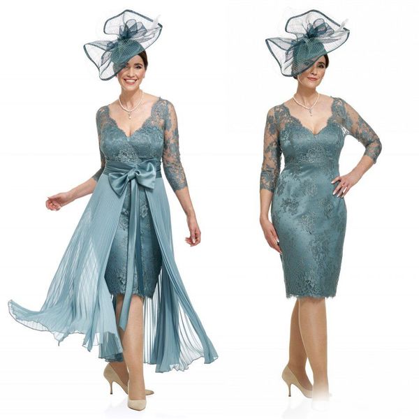 joycey 2020 elegant mother of the bride dresses v neck lace appliques wedding guest gowns with overskirt knee length plus size evening wear, Black;red
joycey 2020 elegant mother of the bride dresses v neck lace appliques wedding guest gowns with overskirt knee length plus size evening wear, Black;red