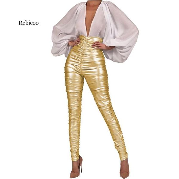 women's pants & capris three color bright pu leather skinny long women high waist ruched design fashion pencil, Black;white
women's pants & capris three color bright pu leather skinny long women high waist ruched design fashion pencil, Black;white