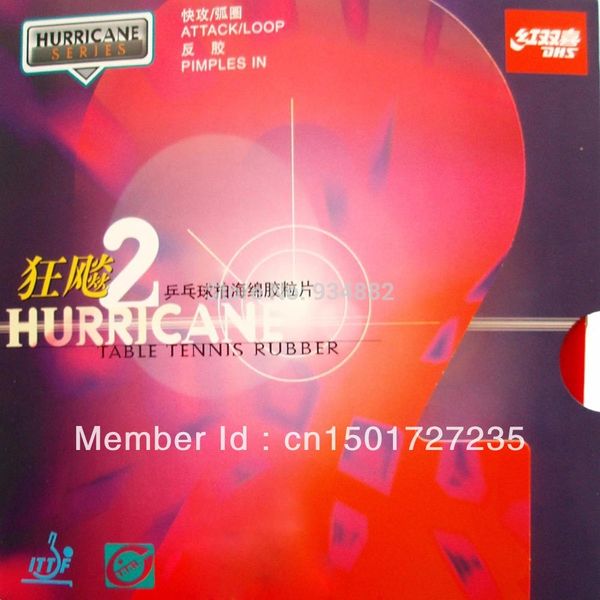 dhs hurricane2 hurricane 2 hurricane-2 pips-in table tennis pingpong rubber with sponge
dhs hurricane2 hurricane 2 hurricane-2 pips-in table tennis pingpong rubber with sponge