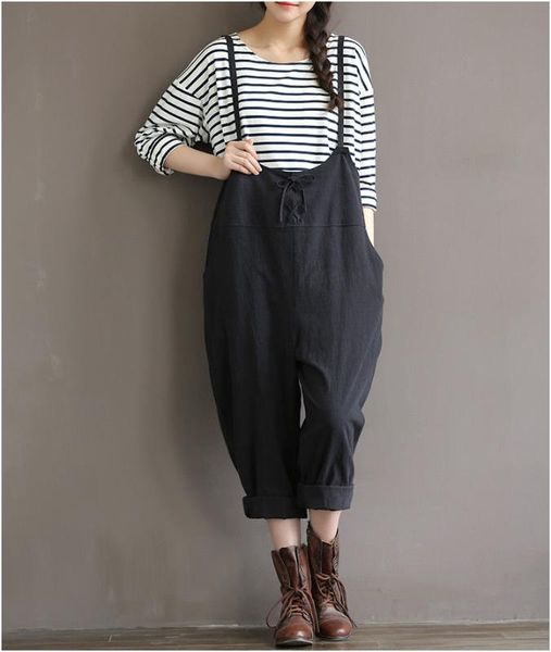plus size women oversize sleeveless dungaree jumpsuits long harem trousers stylish womens long loose pants preppy style overalls, Black;white
plus size women oversize sleeveless dungaree jumpsuits long harem trousers stylish womens long loose pants preppy style overalls, Black;white