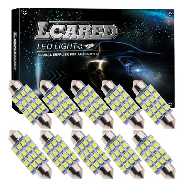 cqd-light 10pcs super bright 31mm 36mm 39mm 42mm 16 smd 3528 car interior dome festoon led light bulbs lamp white 12v
cqd-light 10pcs super bright 31mm 36mm 39mm 42mm 16 smd 3528 car interior dome festoon led light bulbs lamp white 12v