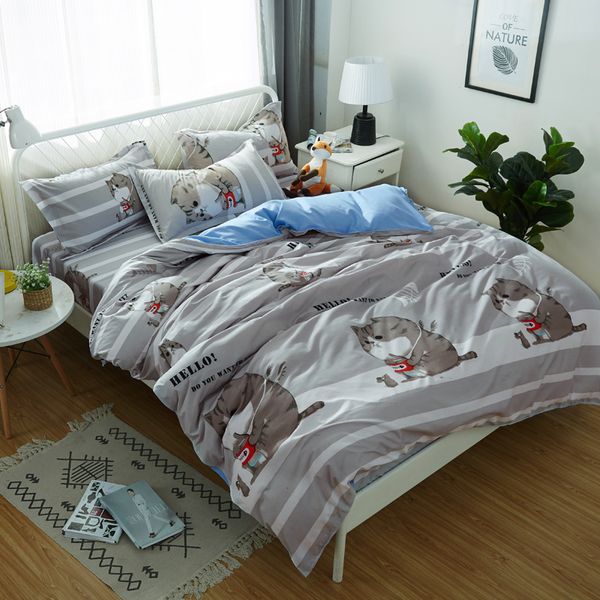 big fat cute cat bedding set cartoon style kids students home textile blue duvet cover bedsheet pillowcase twin full size
big fat cute cat bedding set cartoon style kids students home textile blue duvet cover bedsheet pillowcase twin full size