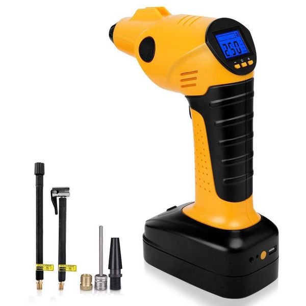 portable air compressor cordless tire inflator with digital display,led lighting,tire pressure gauge 12v perfect for car bicycle
portable air compressor cordless tire inflator with digital display,led lighting,tire pressure gauge 12v perfect for car bicycle
