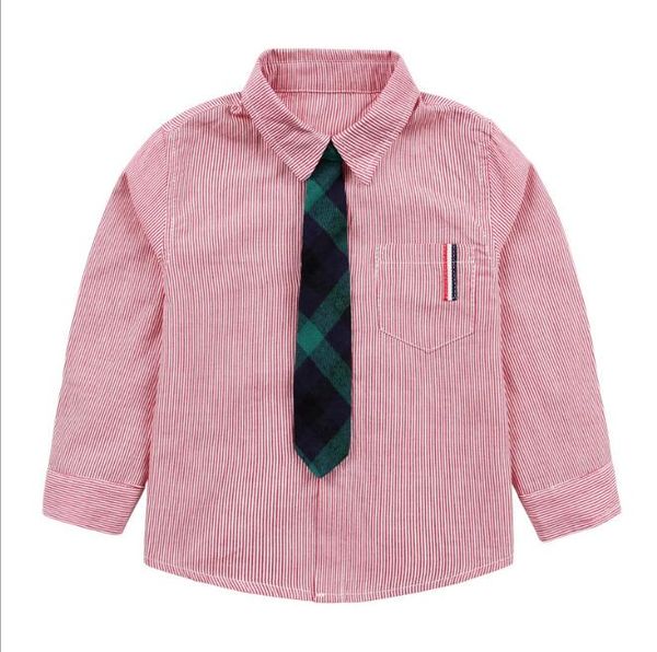 new children's clothes spring style baby boy jacket cotton striped children's fashion shirt with tie red blue, Gray;blue
new children's clothes spring style baby boy jacket cotton striped children's fashion shirt with tie red blue, Gray;blue