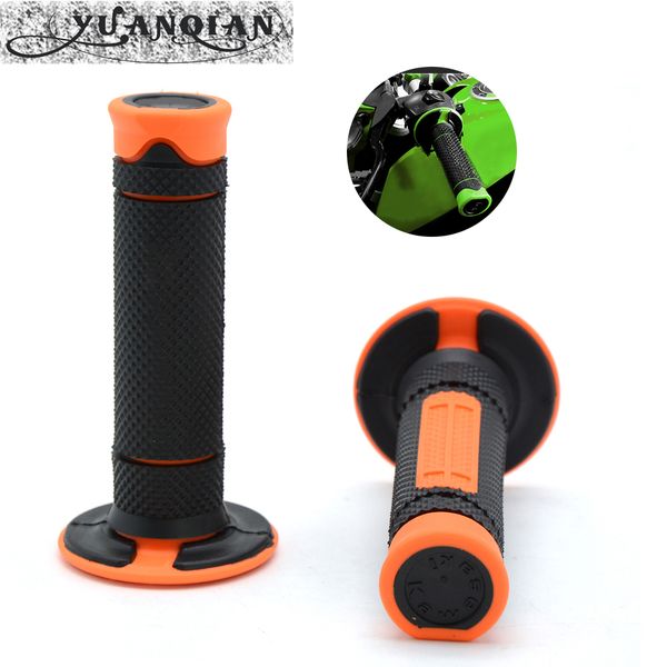universal 7/8''22mm rubber motorcycle handle grips racing handlebar grip for hyosung