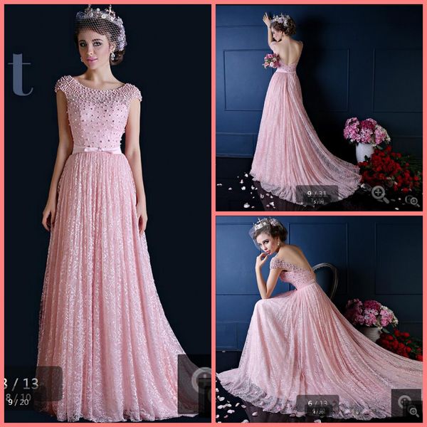 vestido de festa 2019 new pink lace cap sleeve a line evening dress backless with pearls floor length prom party dress evening gowns, Black;red
vestido de festa 2019 new pink lace cap sleeve a line evening dress backless with pearls floor length prom party dress evening gowns, Black;red