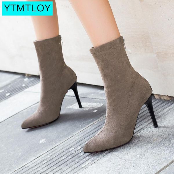 pointed toe yarn elastic ankle boots thick heel high heels shoes woman female socks boots 2019 ankle for women winter, Black
pointed toe yarn elastic ankle boots thick heel high heels shoes woman female socks boots 2019 ankle for women winter, Black