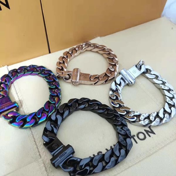 new arrive fashion new arrive men 316l titanium steel engrave four leaf flower colored enamel 18k gold thick chain links patches bracelets, Golden;silver
new arrive fashion new arrive men 316l titanium steel engrave four leaf flower colored enamel 18k gold thick chain links patches bracelets, Golden;silver