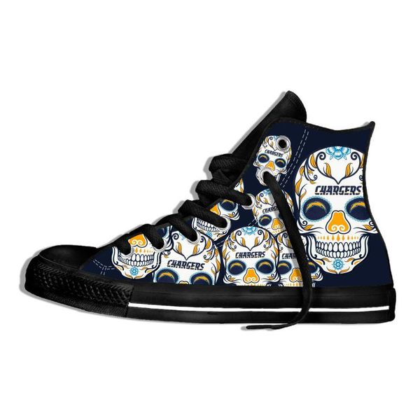 print painted shoes chargers high woman man's canvas sneakers for san diego football fans
print painted shoes chargers high woman man's canvas sneakers for san diego football fans