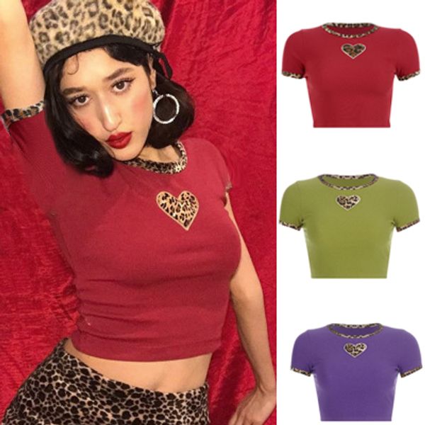 women designer t-shirts girls leopard print cropped t-shirt girls selling skinny t-shirt style 2020 ropa de mujer, White
women designer t-shirts girls leopard print cropped t-shirt girls selling skinny t-shirt style 2020 ropa de mujer, White