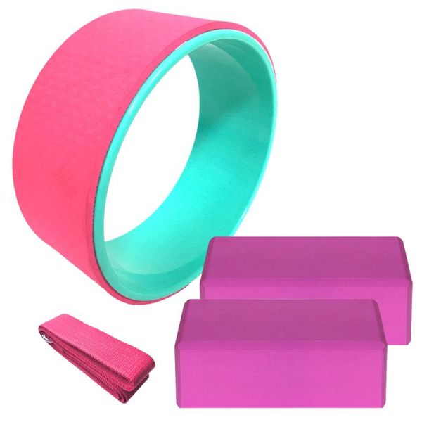 4pcs yoga pilates meditation exercise set fitness equipment set yoga wheel cotton stretching strap stability eva blocks for gym
4pcs yoga pilates meditation exercise set fitness equipment set yoga wheel cotton stretching strap stability eva blocks for gym