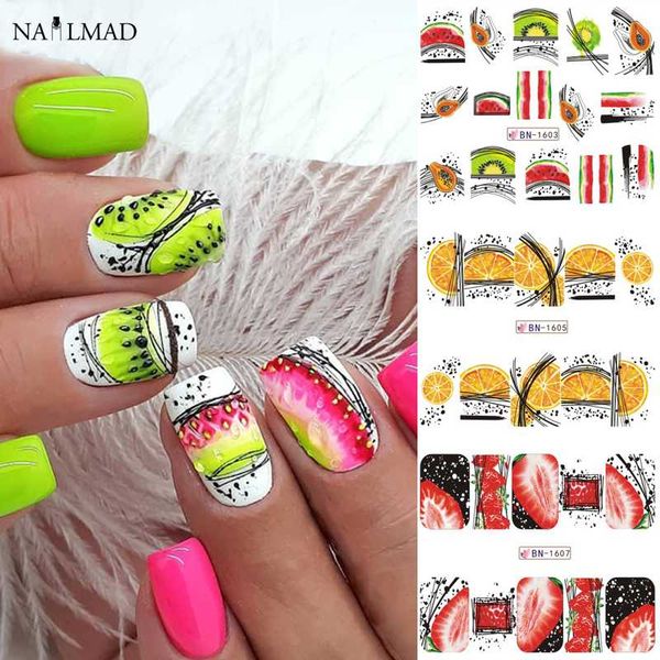12pcs summer fruit water decals watermelon/kiwi/banana/lemon/ strawberry designs nail stickers wraps slider decoration 2020, Black
12pcs summer fruit water decals watermelon/kiwi/banana/lemon/ strawberry designs nail stickers wraps slider decoration 2020, Black